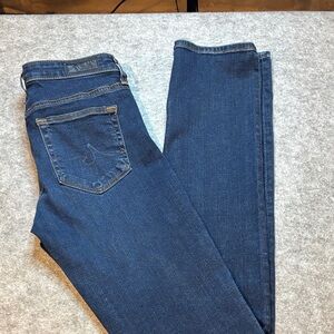 ✨ AG “Harper Essential” Straight‑Leg Jeans • Size 25R • Dark Wash ✨